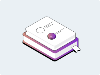An illustration of a book and checklist